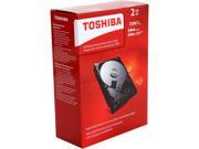 TOSHIBA P300 HDWD120XZSTA 2TB 7200 RPM 64MB Cache SATA 6.0Gb s 3.5 Desktop Internal Hard Drive Retail Packaging