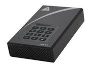 APRICORN Aegis Padlock DT 2TB USB 3.0 3.5 External Hard Drive 256 bit AES Encryption