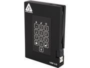 APRICORN Aegis Padlock Fortress 1TB USB 3.0 FIPS 140 2 Encrypted External Hard Drive With PIN Access