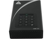 APRICORN Aegis Padlock DT 6TB USB 3.0 3.5 Encrypted Desktop Hard Drive with PIN Access with 256 bit AES Encryption Black