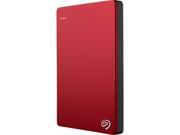 Seagate Backup Plus Slim 1TB USB 3.0 Portable External Hard Drive with Mobile Device Backup STDR1000103 Red