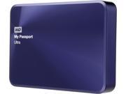 WD 4TB My Passport Ultra Metal Edition Hard Drives Portable External USB 3.0 Model WDBEZW0040BBA NESN Navy