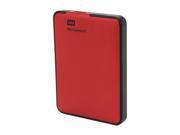 WD 500GB My Passport External Hard Drive USB 3.0 Model WDBKXH5000ARD NESN Red
