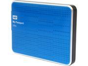 WD 500GB My Passport Ultra Portable Hard Drive USB 3.0 Model WDBPGC5000ABL NESN Blue