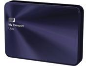 WD 2TB Blue Black My Passport Ultra Metal Edition Portable External Hard Drive USB 3.0 WDBEZW0020BBA NESN