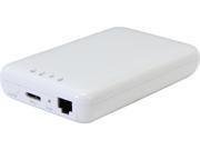 macally WIFIHDD White Mobile Wi Fi Hard Drive EnclosureFor Wireless Storage