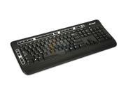 Microsoft J93 00001 Black Wired Digital Media Keyboard 3000