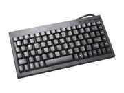SolidTek KB 595BP Black PS 2 Wired Mini Keyboard