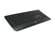 Logitech K800 2.4GHz Wireless Slim Illuminated Keyboard Black