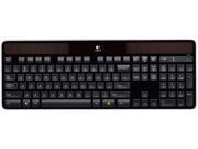 Logitech K750 Black RF Wireless Solar Keyboard French CDN Layout