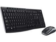 Logitech Wireless Combo MK270 920 004536 Black RF Wireless Keyboard Mouse
