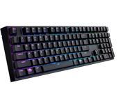 MasterKeys Pro L Mechanical Keyboard with Intelligent RGB Cherry MX Blue Switches Multiple Lighting Modes and 100% Layout