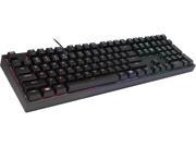 MasterKeys Pro L Mechanical Keyboard with Intelligent RGB Cherry MX Red Switches Multiple Lighting Modes and 100% Layout
