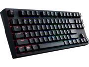 MasterKeys Pro S Mechanical Keyboard with Intelligent RGB Cherry MX Brown Switches Multiple Lighting Modes and 80% Layout