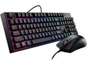 MasterKeys Lite L Combo RGB Keyboard and Mouse Mem chanical Switches Zoned Brilliant RGB Lighting Precision Optical Sensor with On the fly DPI Settings by Co