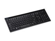 Kensington K72357US Slim Type USB Keyboard Compatible with PC or Mac Black