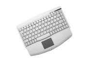 Adesso ACK 540PW MiniTouch PS 2 Mini Keyboard with touchpad White