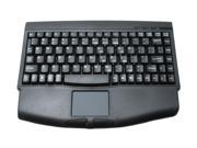 Adesso ACK 540PB MiniTouch PS 2 Mini Keyboard with touchpad Black