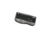 Adesso AKB 430UG WinTouch Pro USB full size multimedia touchpad keyboard Dark Grey Black