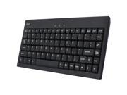 Adesso AKB 110B EasyTouch mini USB Keyboard with PS 2 Adapter Black
