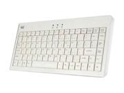 Adesso AKB 110W EasyTouch mini USB Keyboard with PS 2 Adapter White