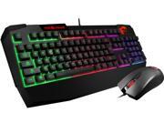 MSI Vigor GK40 Combo US Backlit RGB Dedicated Hotkeys Anti-Ghosting Mechanical Feel Gaming Keyboard & Mouse MSI Vigor GK40 Combo US Backlit RGB Dedicated Hotkeys Anti-Ghosting Mechanical Feel Gaming Keyboard & Mouse