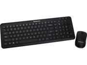 IOGEAR Quietus RF Desktop GKM553R Black Wireless Keyboard and Mouse Combo
