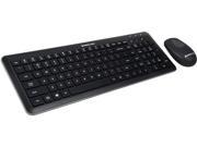 IOGEAR Tacturus RF Desktop GKM558R Black Wireless Keyboard and Touch Mouse Combo