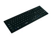 i rocks KR 6421 BK Black Wired Ultra X Slim Keyboard with Terrace Keycap