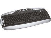 inland 70129 Silver Black Keyboard with Office Application