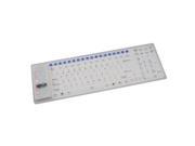 TRIPP LITE IN3010KB White Opaque 2.4 GHz Wireless Multimedia Flexible Keyboard