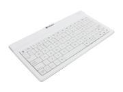 Verbatim 97754 White Bluetooth Wireless Keyboard for iPhone iPod Touch iPad iPad2 and Other Tablets