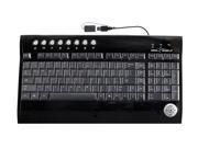 SEAL SHIELD S103 Black Wired SILVER SURF Multimedia Keyboard Dishwasher Safe Antimicrobial