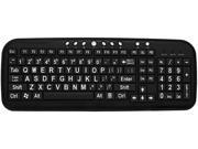 Ergoguys CD 1039 Black Wired Ezsee Low Vision Keyboard Large White Print Black Keys
