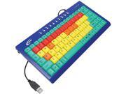 Ergoguys KB1 Wired Califone Kids Computer Keyboard USB Color Coded Keys