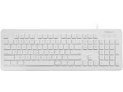 macally MKEYX White Wired Keyboards