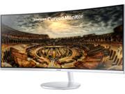 Samsung C34F791 34 Silver Curved FreeSync Gaming Monitor 3440 x 1440 21 9 UltraWide 4ms Response Time 100 Hz Refresh Rate 1500R Curvature Tilt Height Adju