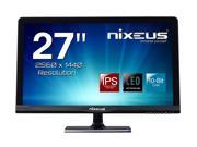 Nixeus NX VUE27P Black 27 6ms GTG HDMI Widescreen LED Backlight LCD Monitor 380 cd m2 DCR 1 000 000 1
