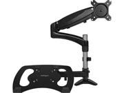 Startech ARMUNONB Single Monitor Arm Laptop Stand One Touch Height Adjustment