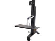 Ergotron 33 342 200 WorkFit S Single HD Sit Stand Workstation