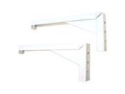 EliteSCREENS ZVMAXLB12 W 12 Extended Wall ceiling L Bracket For Vmax And Manual Series White