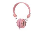 SYBA CL AUD63024 Circumaural Lightweight Headset for iPhone Smartphone Built in Slim In line Microphone Lady Pink