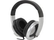 SYBA Black White OG AUD63044 2 Circumaural Oblanc U.F.O 200 Around Ear 2.0 Stereo Headphone with In line Mic