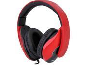 Oblanc SHELL210 Dual Driver Speaker Headset 2.1 Listening Experience for Gamers Red