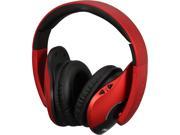SYBA Red OG AUD23047 Oblanc SHELL200BT Bluetooth V2.1 EDR Class 2 A2DP AVRCP Headphones with Built in Microphone