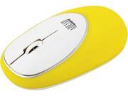 Adesso iMouse E60Y 2.4GHz RF Wireless Anti Stress Gel mouse with Ergonomic Gel surface Yellow