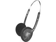 COBY Black CV H47 Supra aural Lightweight Stereo Headphone