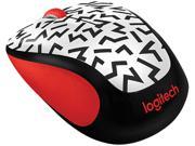 Logitech M325C 910 004745 Zigzag Red 5 Buttons Tilt Wheel USB RF Wireless Optical 1000 dpi Party Collection Mouse