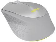Logitech M330 SILENT PLUS 910 004908 Grey Yellow RF Wireless Optical Mouse