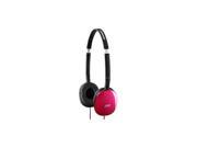 JVC HA S160P Supra aural FLATS Lightweight Headband Headphones Pink